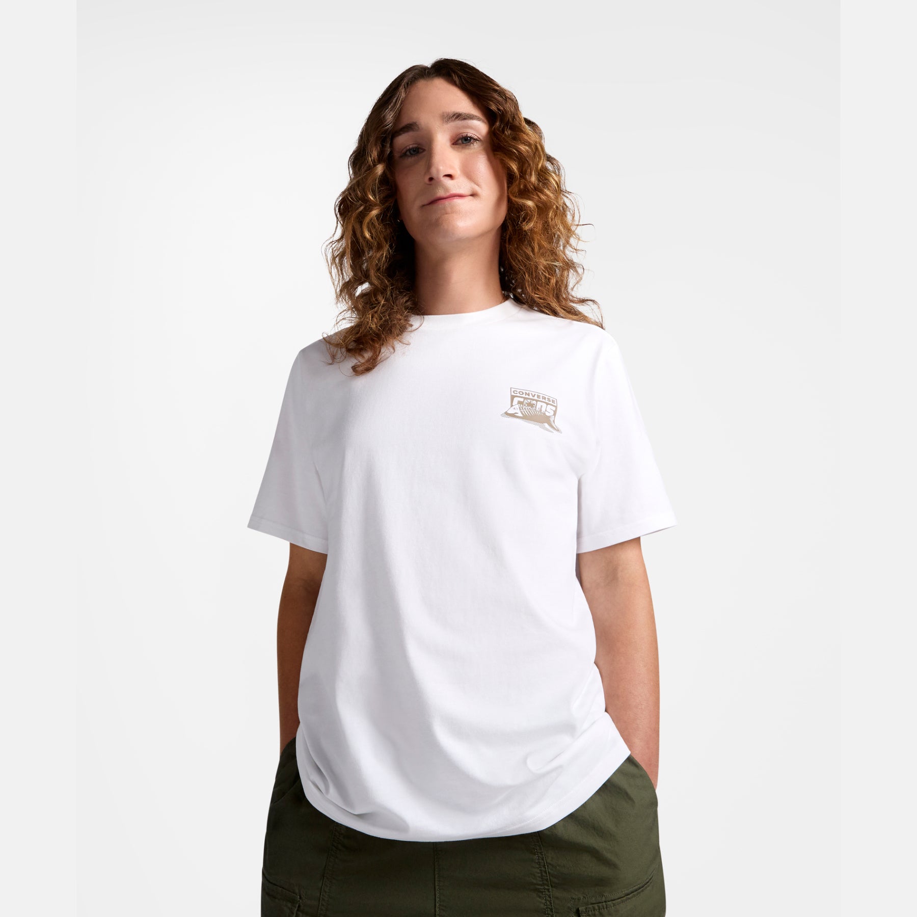 CONS FISHBOWL TEE WHITE