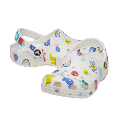 407 UK CLASSIC DOODLE PRINT CLOG K