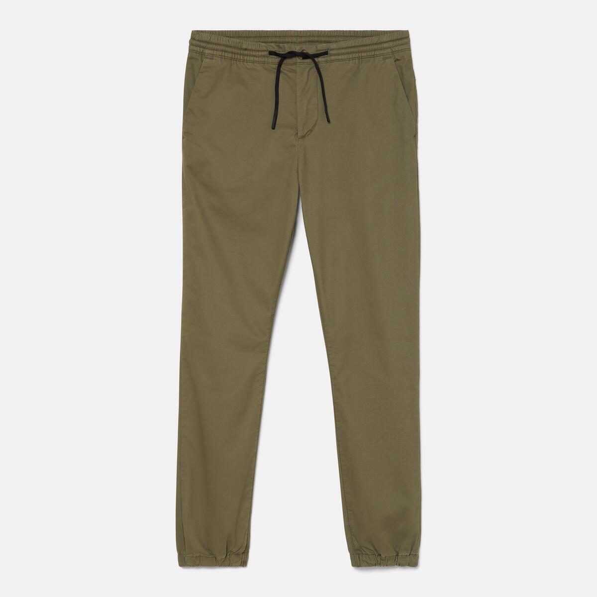 Cotton Twill Jogger LEAF GREEN,FQ