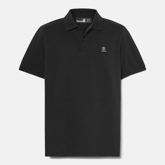 AF Woven Badge Polo BLACK,FQ