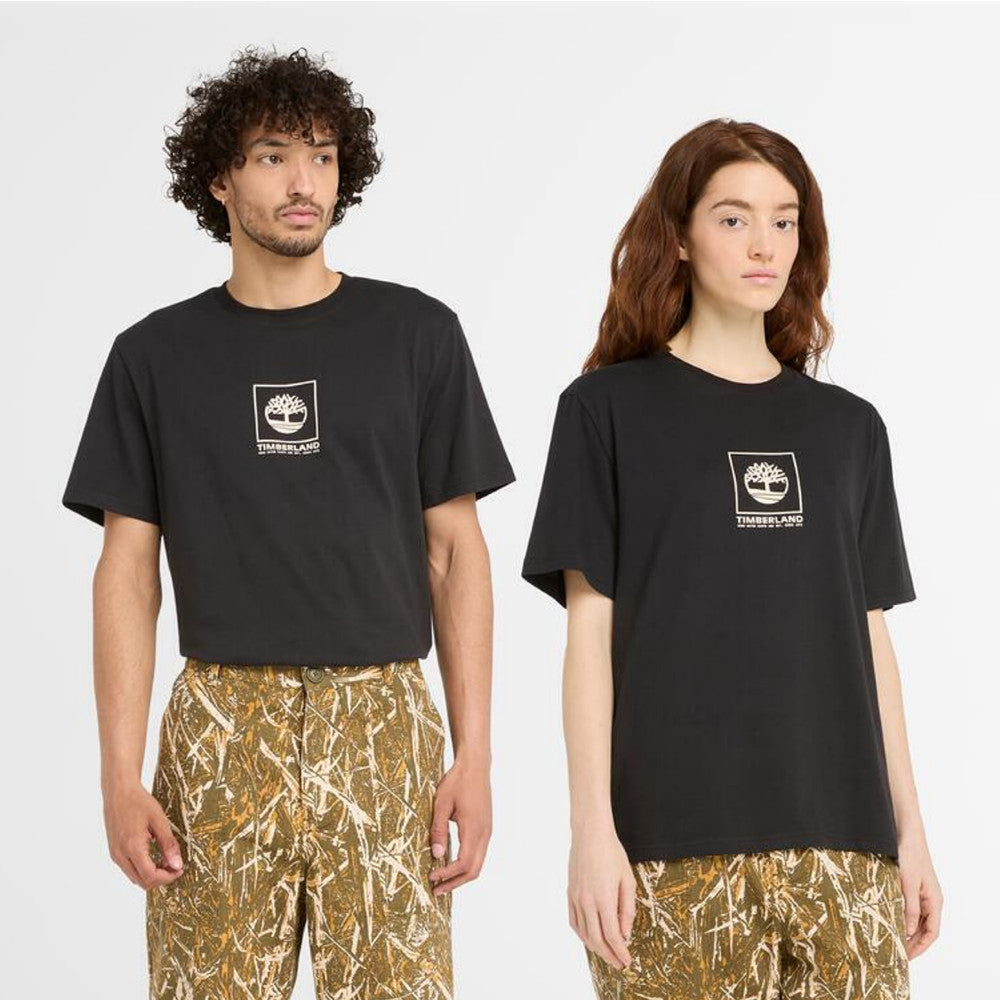 AF SS STACK CAMO TEE BLACK,FQ