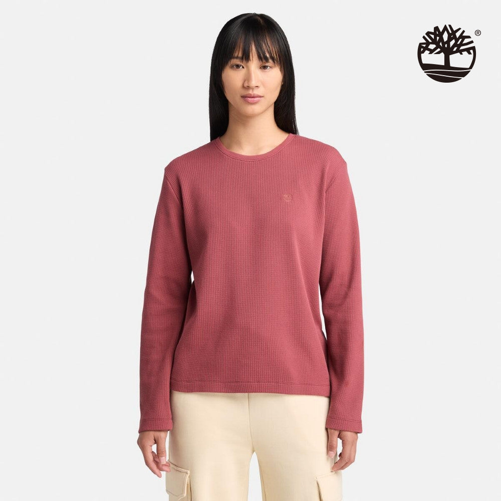 WAFFLE LONG SLEEVE TEE APP,FQ