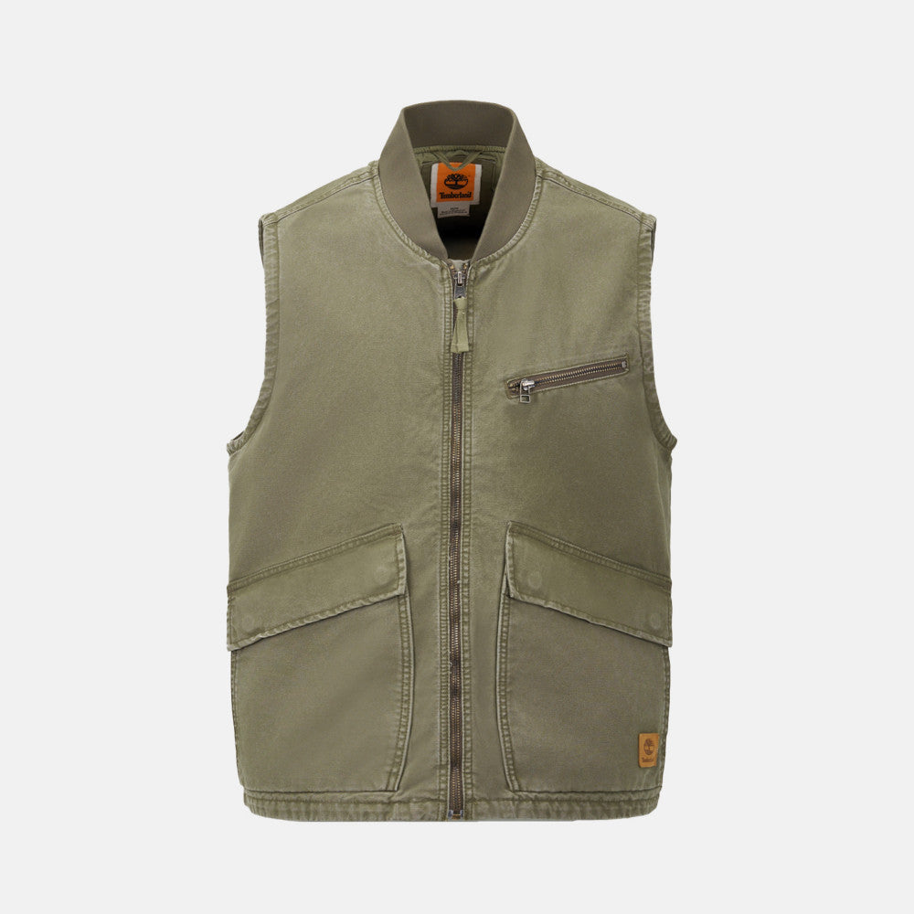 AF Washed Canvas Vest LEAF GRE,FQ