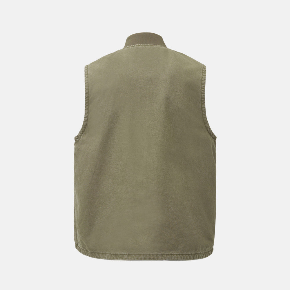 AF Washed Canvas Vest LEAF GRE,FQ