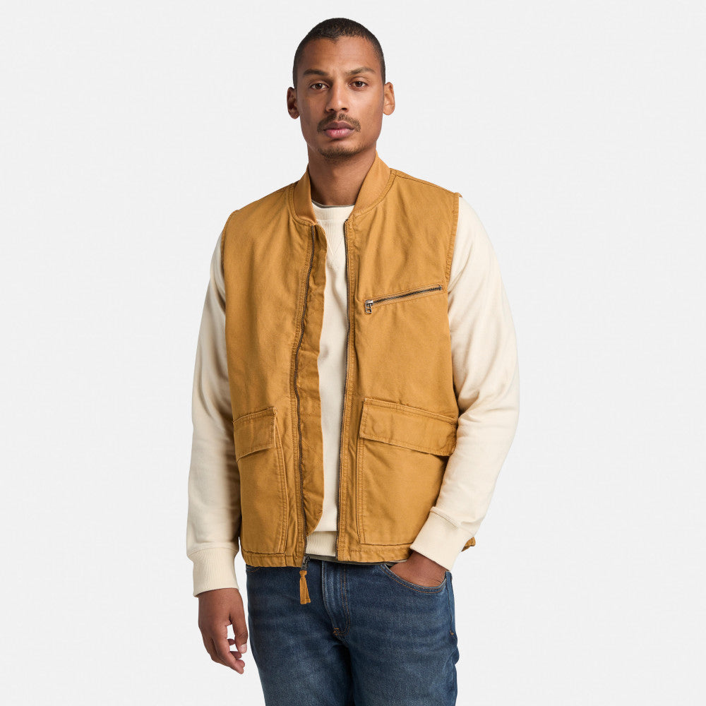 AF Washed Canvas Vest WHEAT BO,FQ