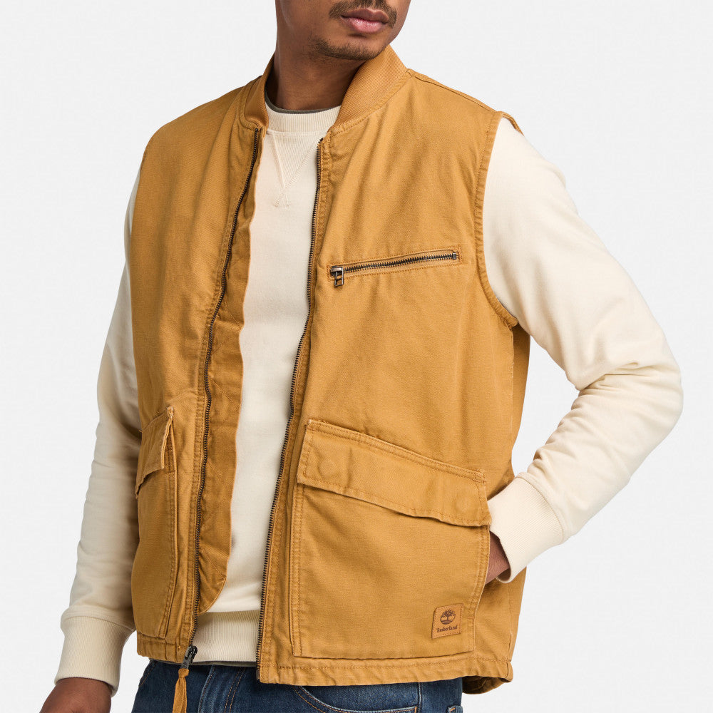 AF Washed Canvas Vest WHEAT BO,FQ