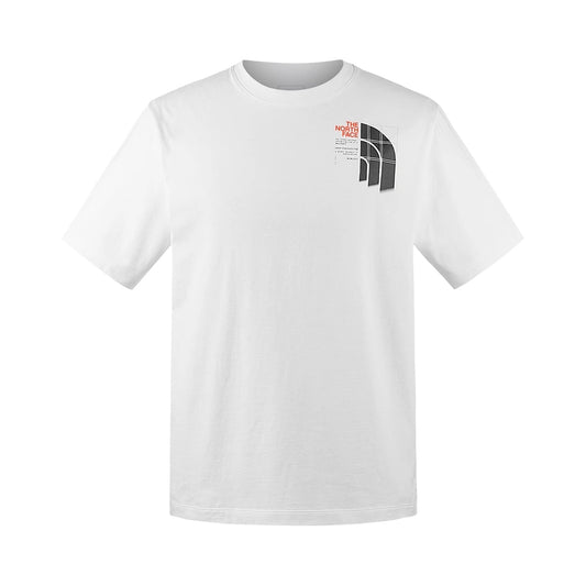 TNF WHITE|U RLX CHEST LOGO TEE - AP