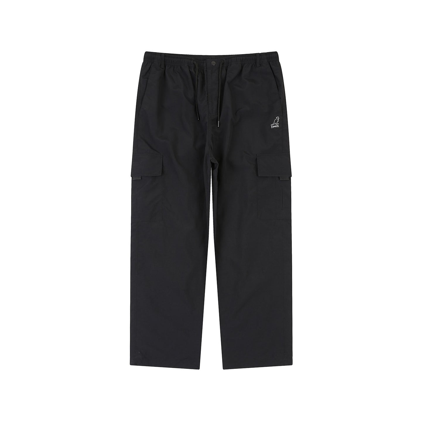 Nylon Wide Cargo Pants