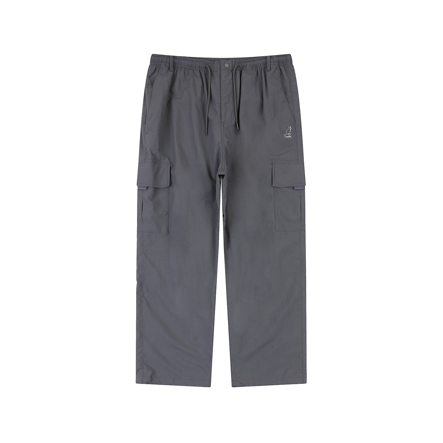 Nylon Wide Cargo Pants