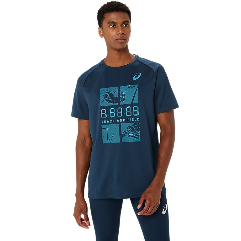 MEN TRACK PRACTICE GRAPHIC TEE