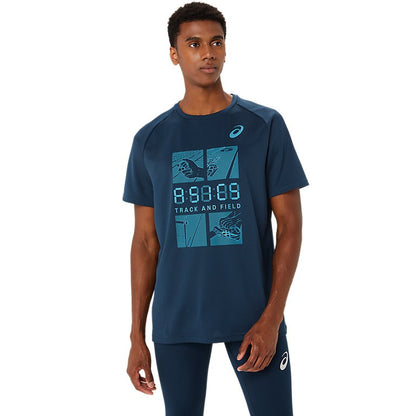 MEN TRACK PRACTICE GRAPHIC TEE