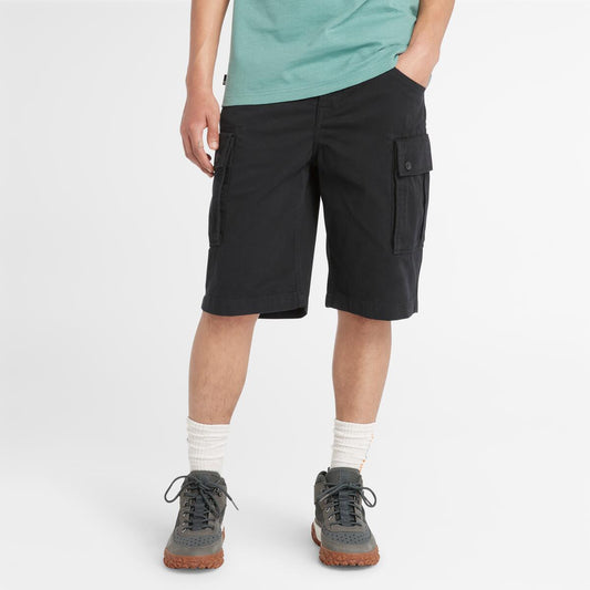 Twill Cargo Short BLACK