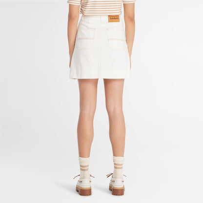 REFIBRA WHITE DENIM SKIRT VINT