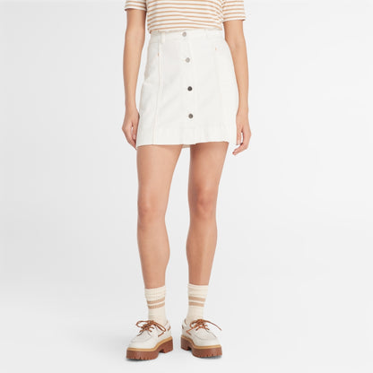 REFIBRA WHITE DENIM SKIRT VINT