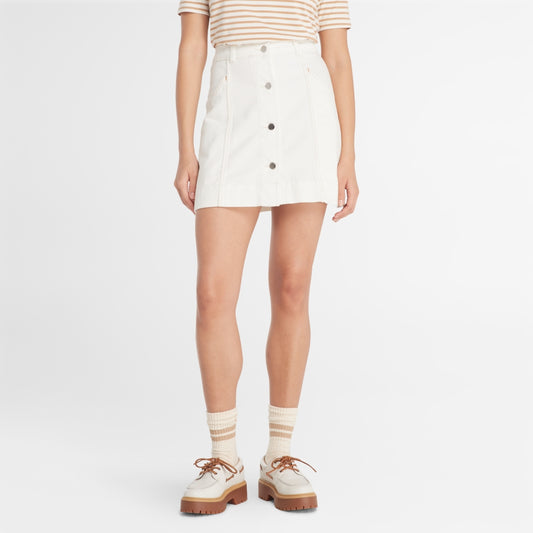 REFIBRA WHITE DENIM SKIRT VINT