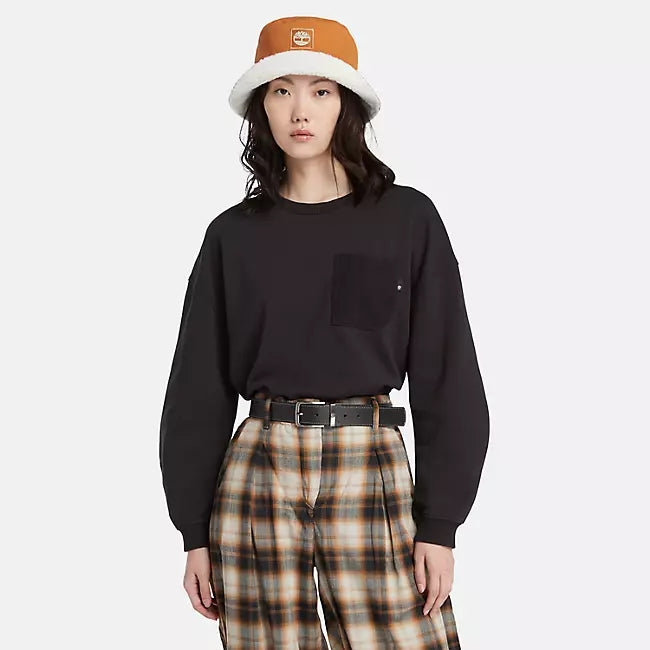 MM Colour Block Crew BLACK